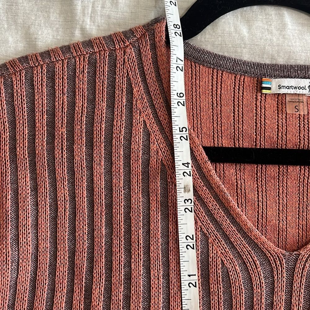 Smartwool Women's Sweater Ribbed V Neck Long‎ Sleeve Baselayer Size Small - Picture 8 of 10